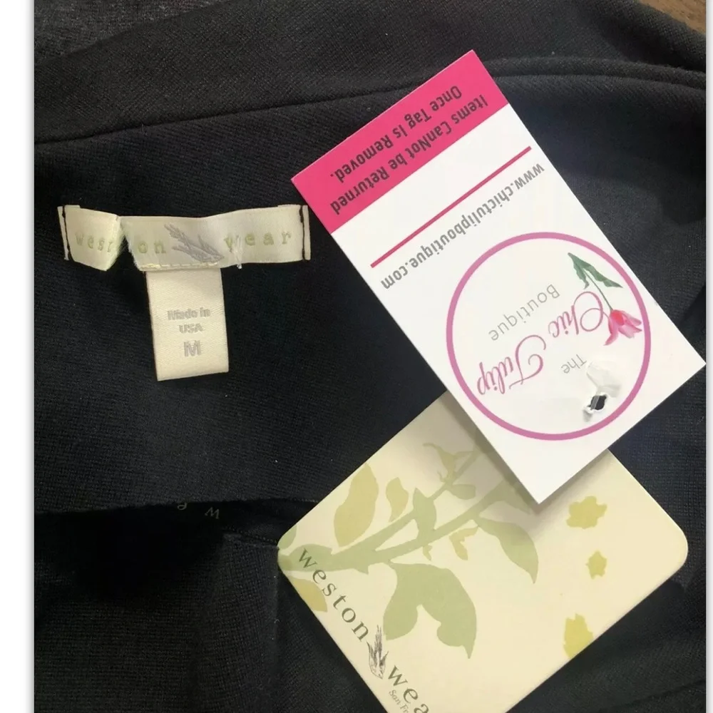 Weston Wear Womens Size M Dress Sheath One Shoulder black Sleeveless NWT - Picture 11 of 11